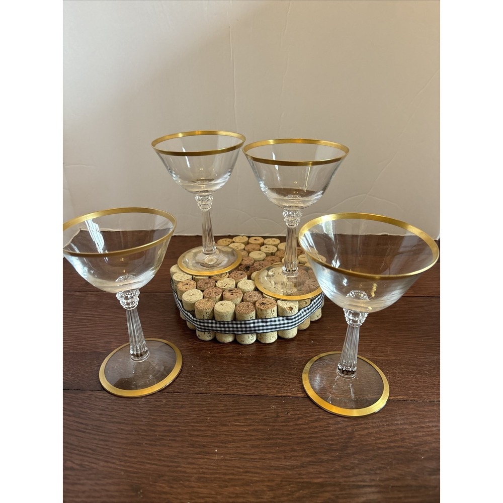 Fostoria Simplicity Champagne Sherbet‎ Glass Set Of 4